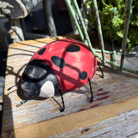 Wooden Ladybug Sitter