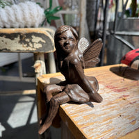 Metal Sitting Fairy