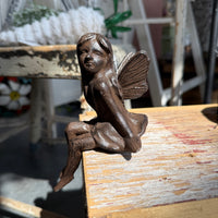 Metal Sitting Fairy