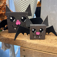 Handcrafted Wooden Bat Block