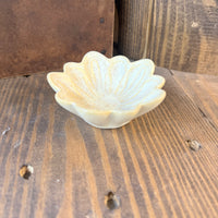 Honey Brown Flower Dish - 3.5"