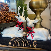1990's Vintage Doe & Buck Figurines