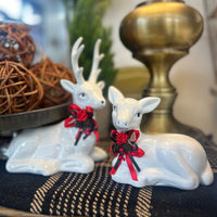 1990's Vintage Doe & Buck Figurines