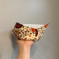 Turkeys and Pumpkins Bowl Cozy