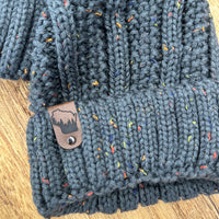 Wisconsin Winter Hat - Gray Speckled