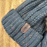 Wisconsin Winter Hat - Gray Speckled