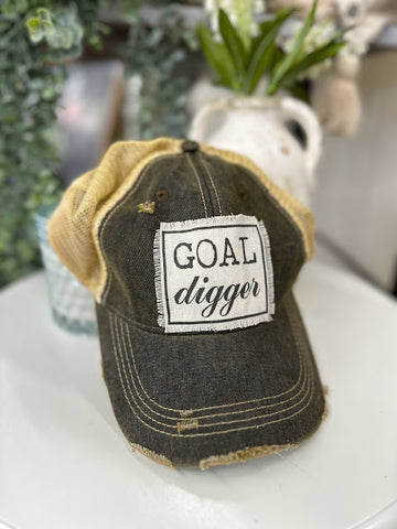 Distressed Goal Digger Hat