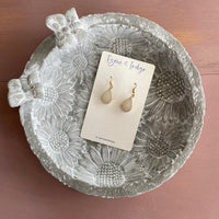 Grace Earrings - White