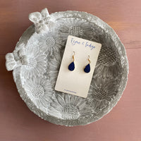 Grace Earrings - Navy