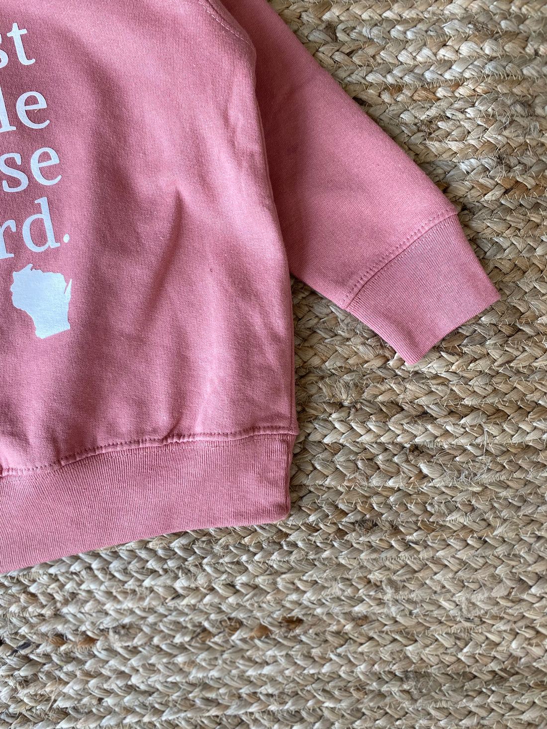 Cutest Little Cheese Curd Sweatshirt Crewneck - Mauve