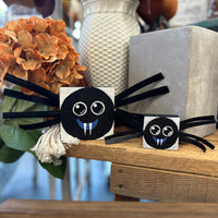 Handcrafted Wooden Spider Block