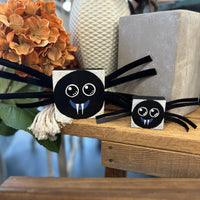 Handcrafted Wooden Spider Block