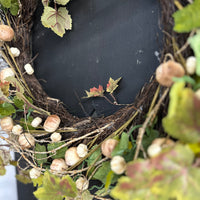 White Pumpkin Wreath