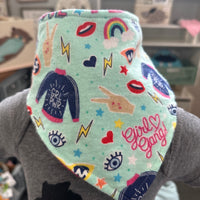 Girl Power Baby Bib Bandana