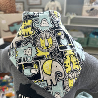 Safari Animals Baby Bib Bandana