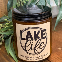 Lake Life Natural Soy Wax Candle