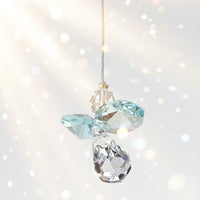 Crystal Guardian Angel - Aquamarine