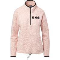 Be Kind Pink Leopard Pullover