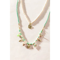 Myra "My Treasures Necklace in Green"