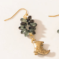 Myra "Tiny Trouble Earrings In Midnight Onyx"