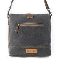 Myra Bags "Frostbloom Vintage Shoulder Bag" - Teal + Floral