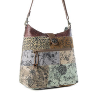 Myra Bags "Sageweave Vintage Shoulder Bag" - Sage + Patch
