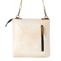 Myra Bags " Boss Hide Western Concealed Carry Bag" - Cream + Leather