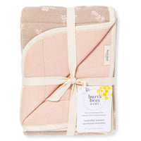 Whimsical Floral Reversible Blanket: Hummus / One Size