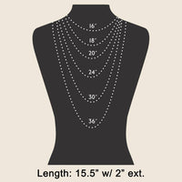 Pearl And Flower Beads Charm Necklace - Gold