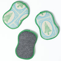 RE:usable Sponges (Set of 3) - Marie Le Moal Winter Grove: Robins Egg