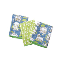 Mighty Mini Towel (Set of 3) Reversible - ME Twilight Cottages: Denim