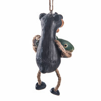 Bear With Fish Ornament