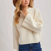 The Elevated Ease Sweater - Cream
