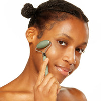 Mint Green Tea Jade Crystal Facial Roller