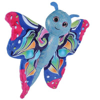 Huggers Butterfly Colorful Stuffed Animal 8"