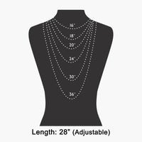 Pearl Drop Ring Lariat Y-Necklace