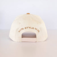 OKIE DOKIE Unisex Trucker Hat: Caramel