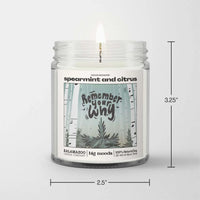 "Remember Your Why" Spearmint & Citrus - Soy Candle