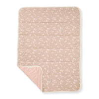 Whimsical Floral Reversible Blanket: Hummus / One Size