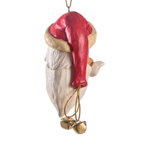 Santa Head Ornament With Thin Face