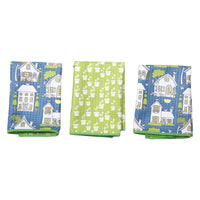 Mighty Mini Towel (Set of 3) Reversible - ME Twilight Cottages: Denim