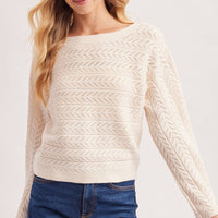 Woven Waves Sweater