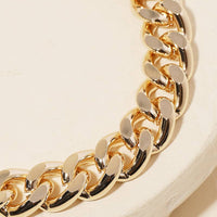 Curb Chain Lobster Clasp Bracelet