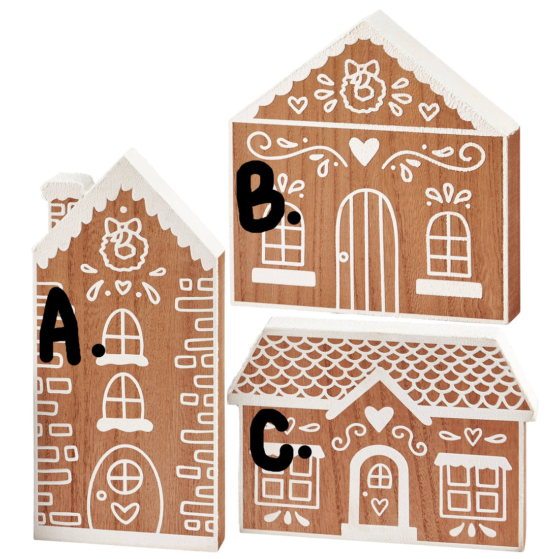 Gingerbread House Chunky Sitter Set