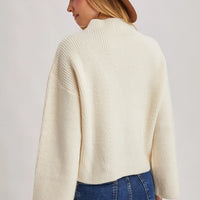 The Elevated Ease Sweater - Cream