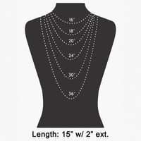 Triple Heart Charms Chain Necklace