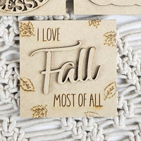 I Love Fall - 4.25"