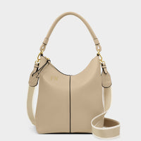 Hallie Satchel Bag - Light Taupe