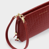 Nova Small Shoulder Bag - Crimson