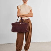 ORIN TOTE BAG | Cherry Suedette / Cherry